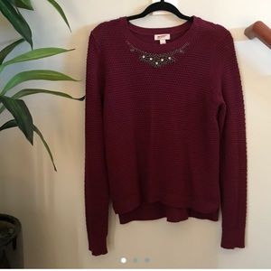 marron sweater